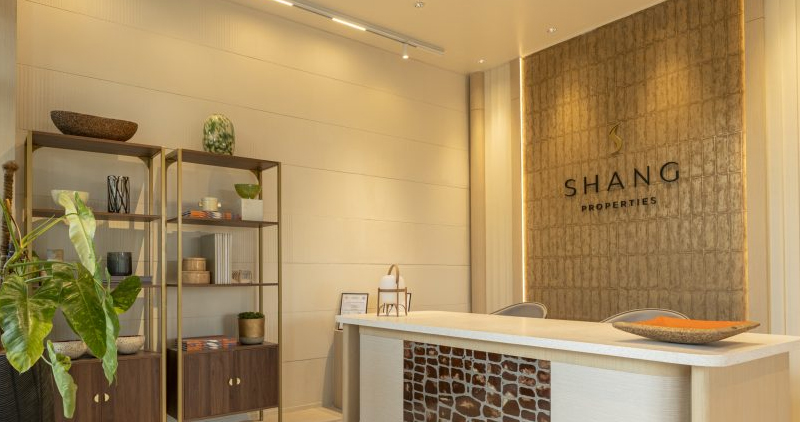 Sample modern condominium lobby, representative imagery